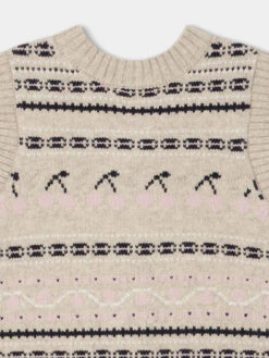 BONPOINT Pull Brianna Gris Chine Clair 7 BONPOINT Pull Brianna Gris Chine Clair -Bébé Vêtements Boutique W03GJUK00027 992 W03GJUK00027 992 5