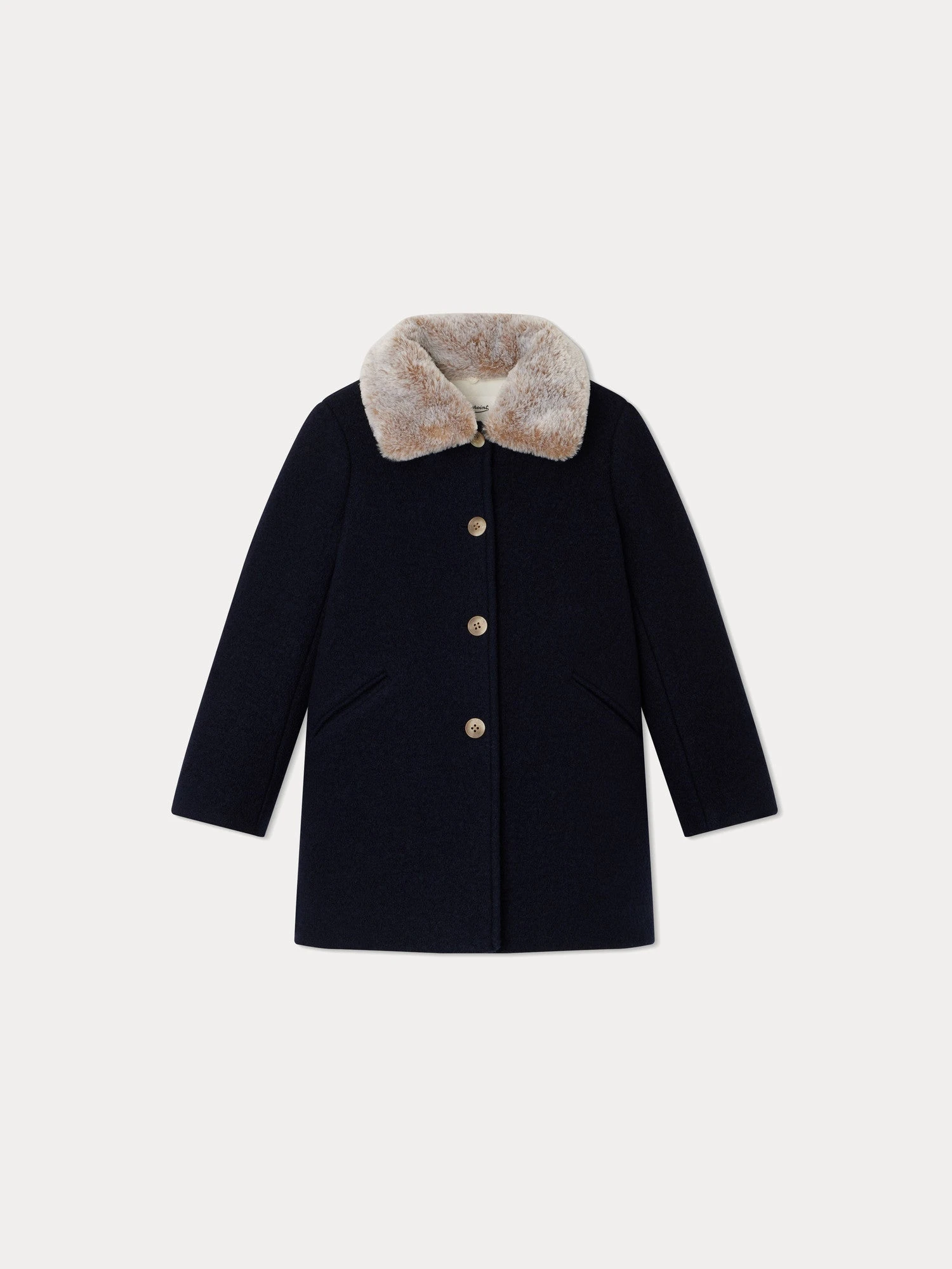 BONPOINT Manteau Temaggie Marine 4 BONPOINT Manteau Temaggie Marine – Image 2