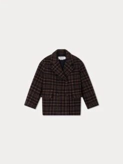 BONPOINT Manteau Tinley Carreaux Marine -Bébé Vêtements Boutique W03GOUW00014 370 W03GOUW00014 370 1