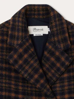 BONPOINT Manteau Tinley Carreaux Marine -Bébé Vêtements Boutique W03GOUW00014 370 W03GOUW00014 370 3