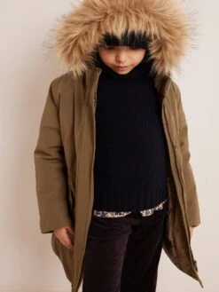BONPOINT Parka Divia Kaki -Bébé Vêtements Boutique W03GOUW00024 046C W03GOUW00024 046C 0