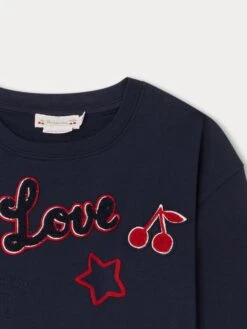 BONPOINT Sweatshirt Talya Marine 7 BONPOINT Sweatshirt Talya Marine -Bébé Vêtements Boutique W03GSWK00050 170 W03GSWK00050 170 3