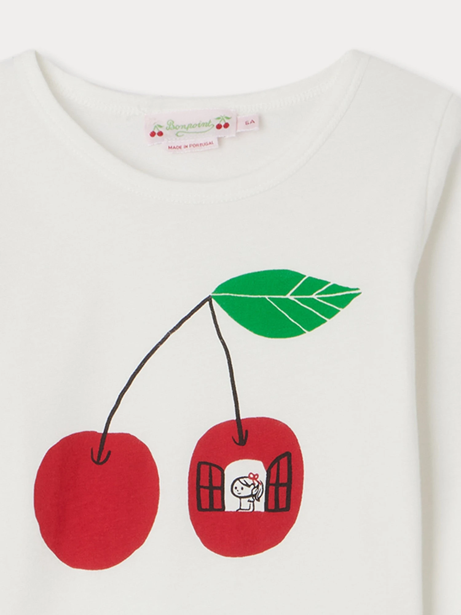 BONPOINT T-shirt Tidjiane Blanc Lait 6 BONPOINT T-shirt Tidjiane Blanc Lait – Image 4