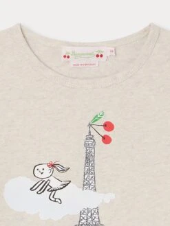 BONPOINT T-shirt Tidjiane Gris Chine Clair 7 BONPOINT T-shirt Tidjiane Gris Chine Clair -Bébé Vêtements Boutique W03GTSK00019 192 W03GTSK00019 192 3