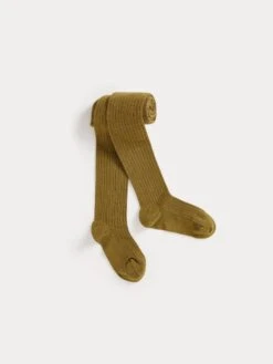 BONPOINT Collant à Côtes Thomina Vert Bronze