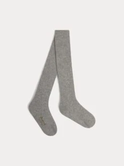 BONPOINT Collant à Côtes Thomina Gris Chiné Clair