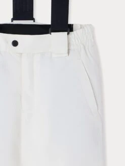 BONPOINT Pantalon à Bretelles Dodji Blanc Lait -Bébé Vêtements Boutique W03KPAW00003 002 W03KPAW00003 002 3