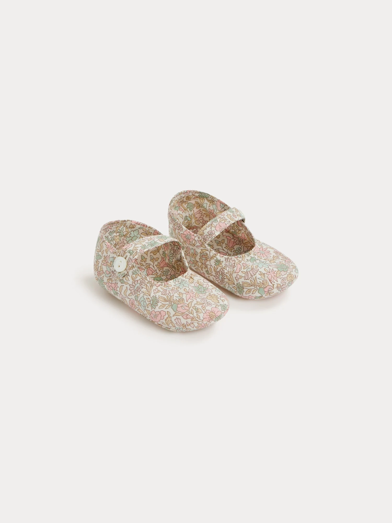 BONPOINT Chaussons Lilibee Fleurs Rose 4 BONPOINT Chaussons Lilibee Fleurs Rose – Image 2
