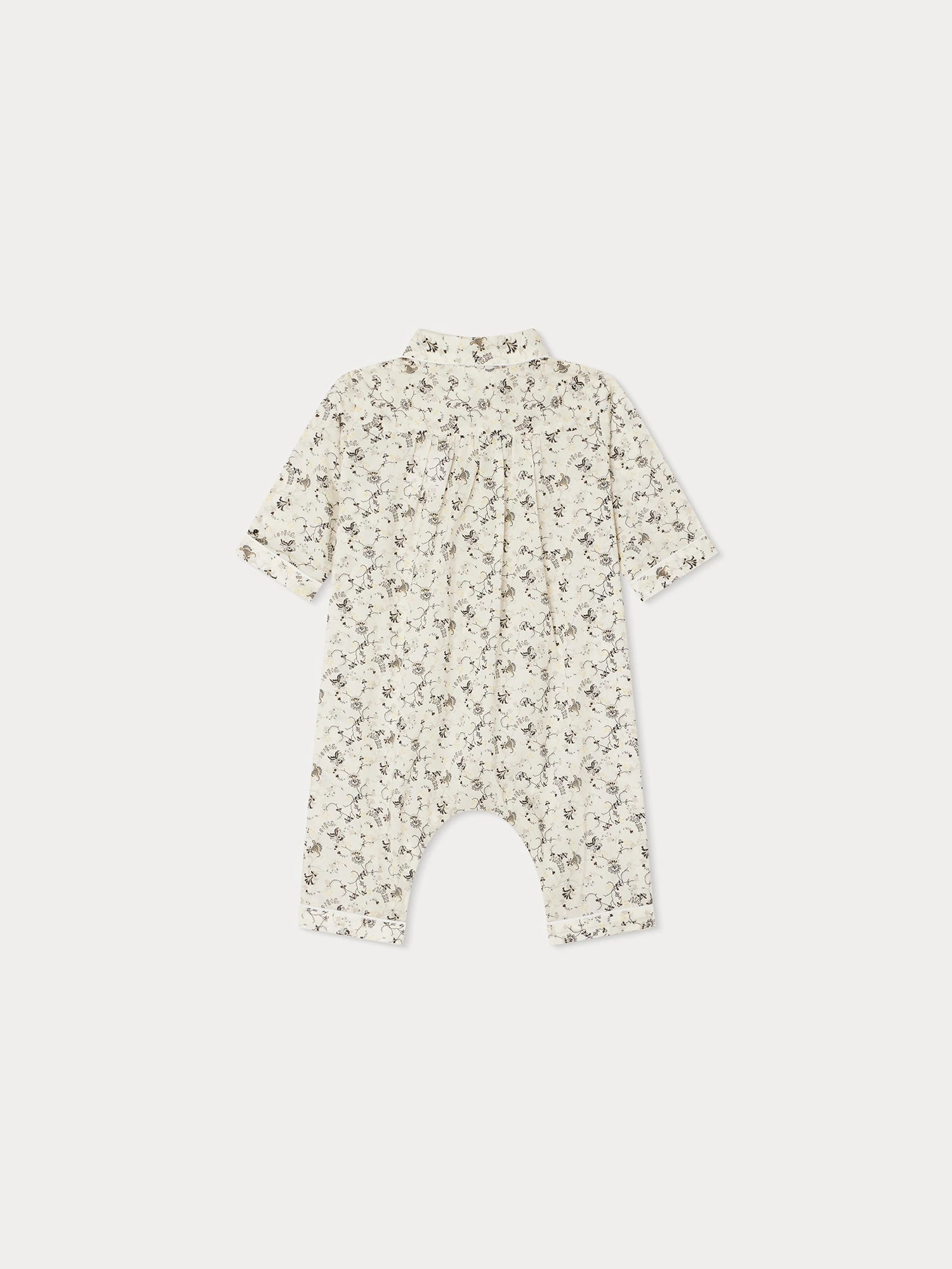 BONPOINT Combinaison Reve Fleurs Ecru 4 BONPOINT Combinaison Reve Fleurs Ecru – Image 2
