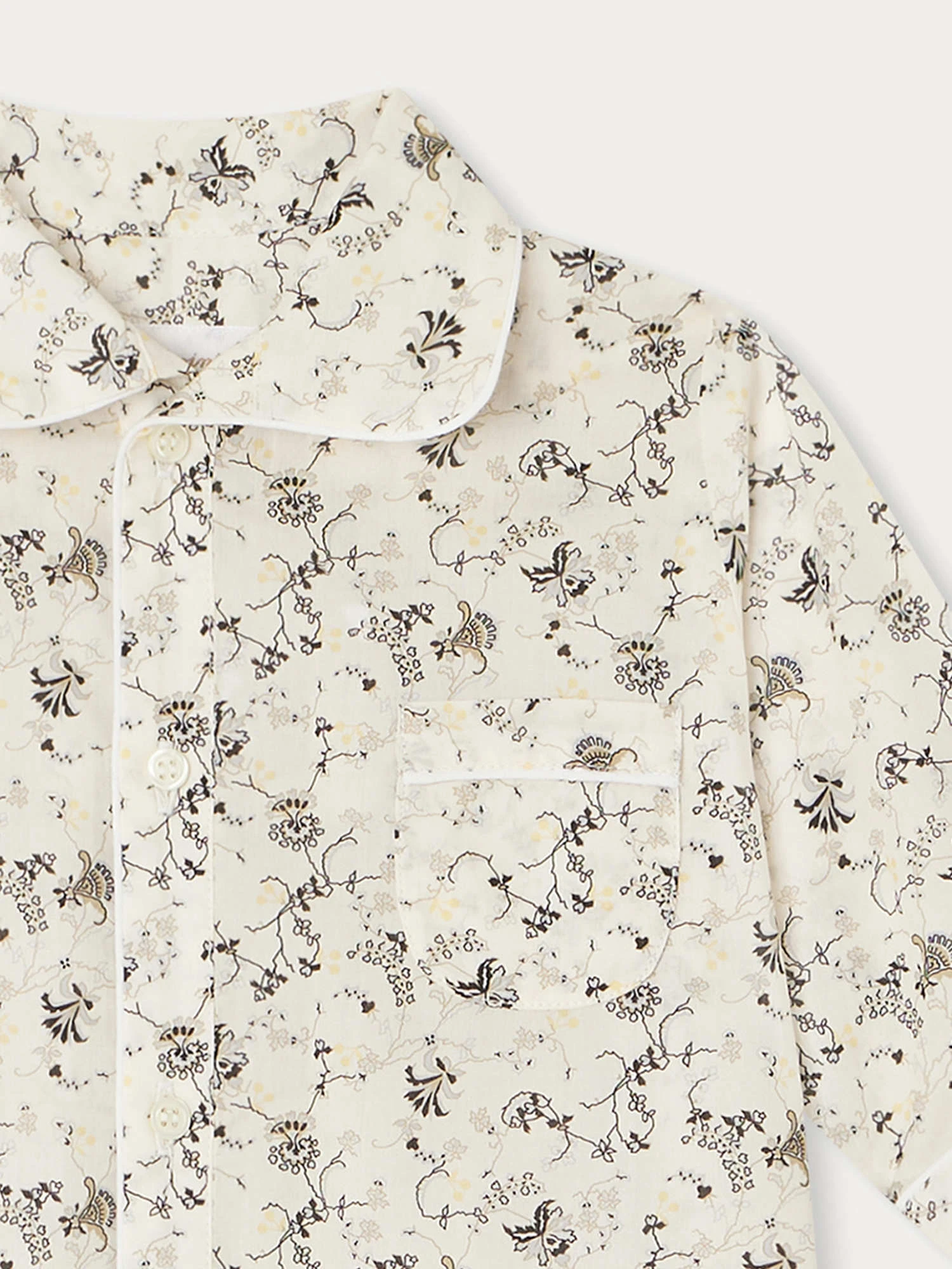 BONPOINT Combinaison Reve Fleurs Ecru 5 BONPOINT Combinaison Reve Fleurs Ecru – Image 3