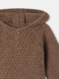 BONPOINT Burnous Dali Praline -Bébé Vêtements Boutique W03PBUK00007 068A W03PBUK00007 068A 3