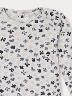 BONPOINT Pyjama Catia Gris Chine Clair -Bébé Vêtements Boutique W03PNIK00019 692 W03PNIK00019 692 3