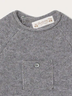 BONPOINT Ensemble Den Bleu Gris -Bébé Vêtements Boutique W03PSEK00017 014 W03PSEK00017 014 3