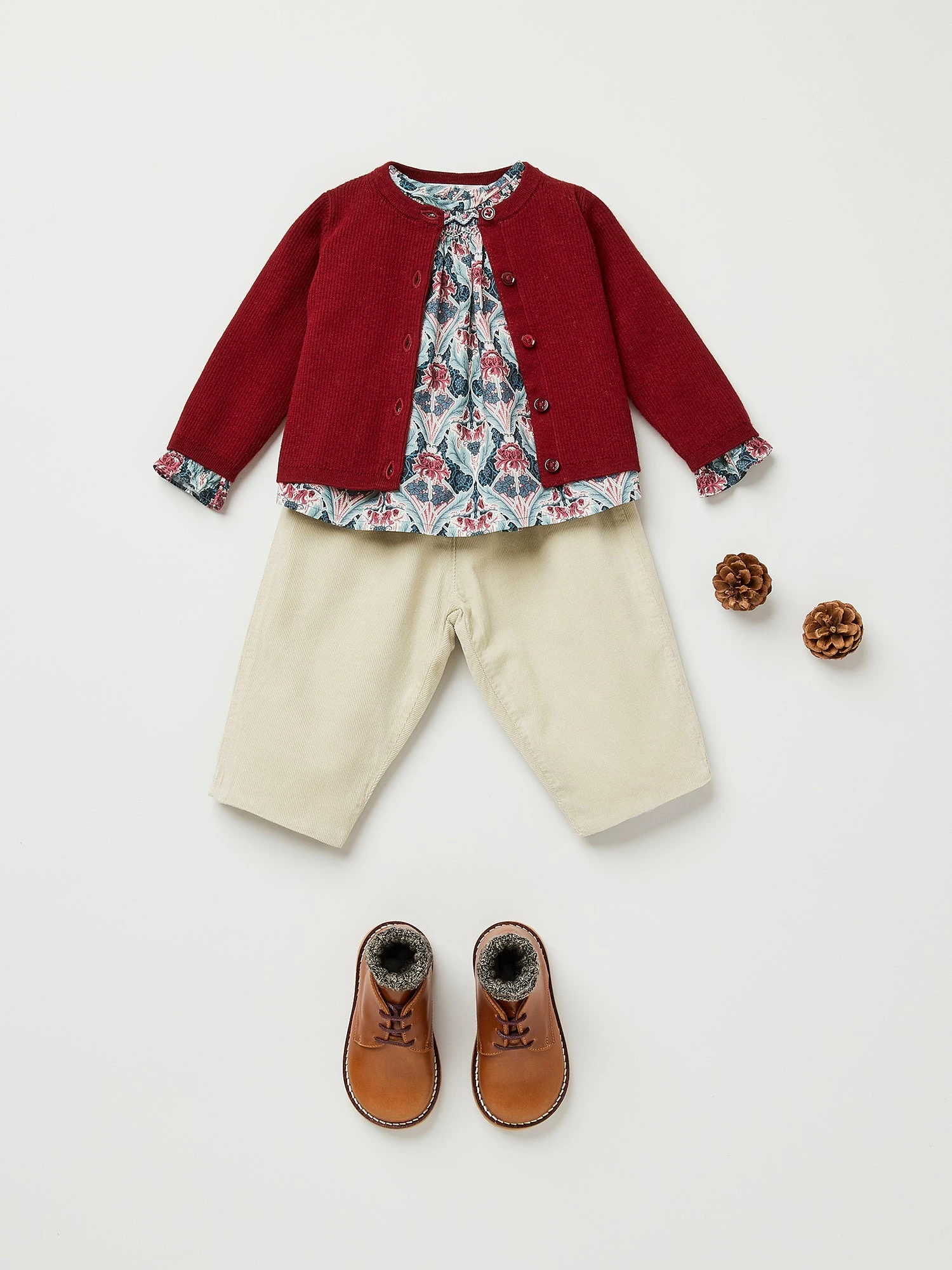 BONPOINT Blouse Smockée Griotte Fleur Figue 4 BONPOINT Blouse Smockée Griotte Fleur Figue – Image 2