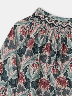 BONPOINT Blouse Smockée Griotte Fleur Figue 9 BONPOINT Blouse Smockée Griotte Fleur Figue -Bébé Vêtements Boutique W03XBLW00012 553A W03XBLW00012 553A 4