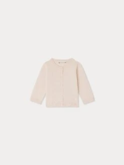 BONPOINT Cardigan Teyana Rose Poudré