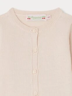 BONPOINT Cardigan Teyana Rose Poudré -Bébé Vêtements Boutique W03XCAK00108 025 W03XCAK00108 025 4
