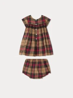 BONPOINT Robe Smockée Maruska Camel -Bébé Vêtements Boutique W03XDRW00003 461 W03XDRW00003 461 3