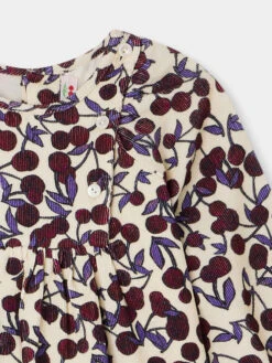 BONPOINT Robe Taelia Imprimé Prune -Bébé Vêtements Boutique W03XDRW00007 659 W03XDRW00007 659 3