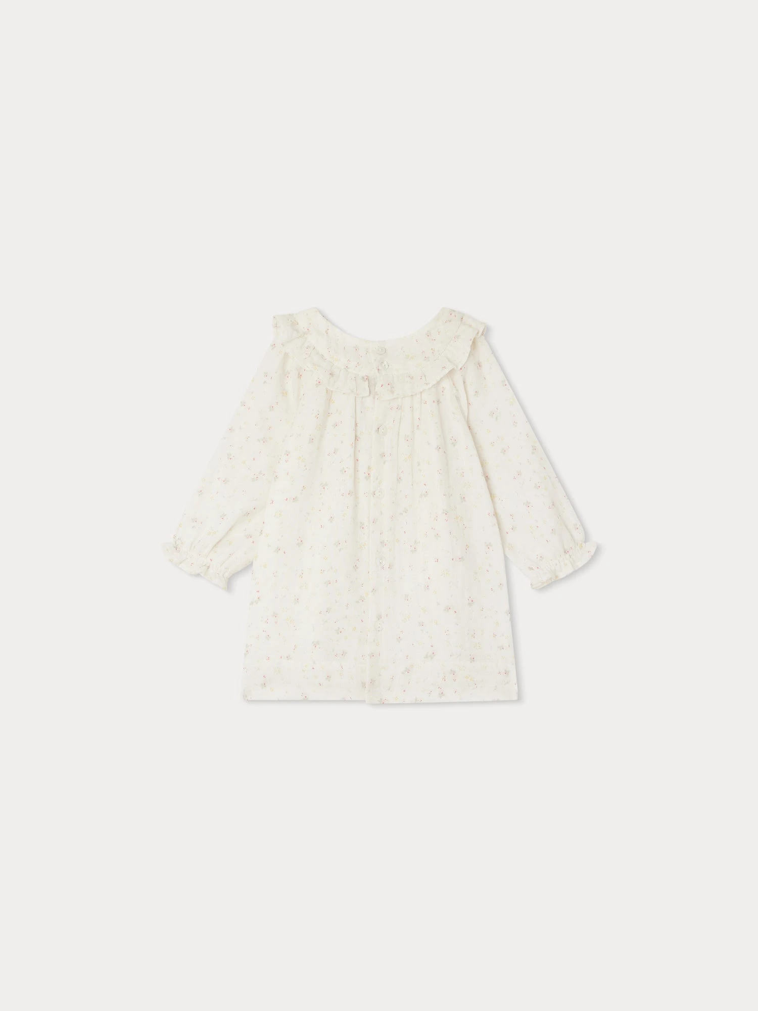 BONPOINT Robe Divina Fleurs Bleu Aqua 4 BONPOINT Robe Divina Fleurs Bleu Aqua – Image 2