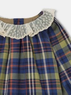 BONPOINT Robe Flavili Ecossais Marine 9 BONPOINT Robe Flavili Ecossais Marine -Bébé Vêtements Boutique W03XDRW00014 470 W03XDRW00014 470 4