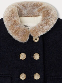 BONPOINT Manteau Moka Marine -Bébé Vêtements Boutique W03XOUW00004 070 W03XOUW00004 070 4