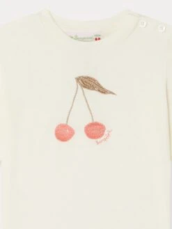 BONPOINT T-shirt Tahsina Ecru -Bébé Vêtements Boutique W03XTSK00006 103 W03XTSK00006 103 3