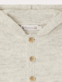 BONPOINT Burnou Atexane Gris Chiné Clair 7 BONPOINT Burnou Atexane Gris Chiné Clair -Bébé Vêtements Boutique W03YBUK00100 092 W03YBUK00100 092 3