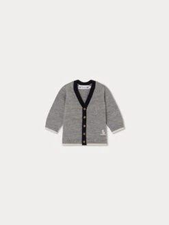 BONPOINT Cardigan Teotim Gris Chiné Moyen