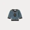 BONPOINT Pull Turbo Bleu Du Nord -Bébé Vêtements Boutique W03YJUK00001 116 W03YJUK00001 116 1