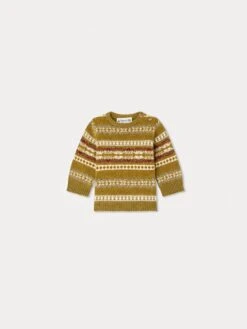 BONPOINT Pull Dalmire Kaki Clair