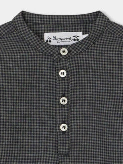 BONPOINT Chemise Polisson Carreaux Noir -Bébé Vêtements Boutique W03YSHW00003 399 W03YSHW00003 399 3