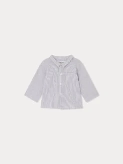 BONPOINT Chemise Boubou Rayures Gris