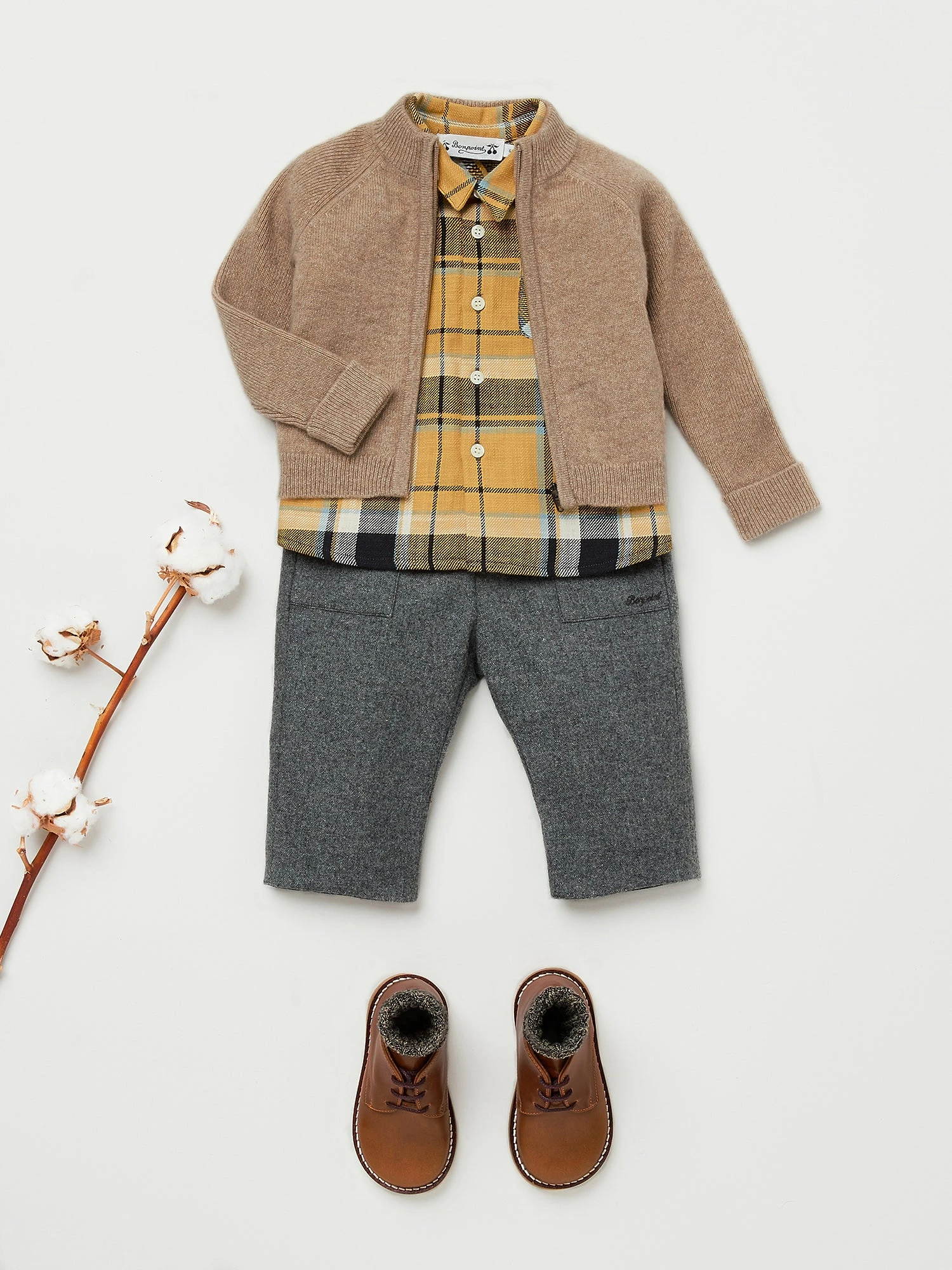 BONPOINT Chemise Malo Jaune 4 BONPOINT Chemise Malo Jaune – Image 2