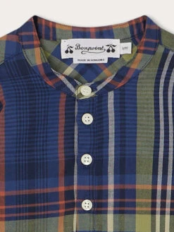 BONPOINT Chemise Polisson Ecossais Marine -Bébé Vêtements Boutique W03YSHW00008 470 W03YSHW00008 470 3