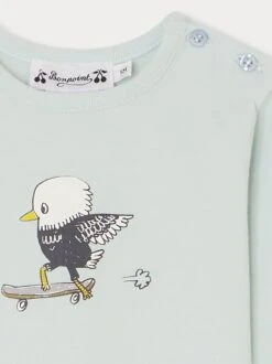 BONPOINT T-shirt Tahsin Ciel 7 BONPOINT T-shirt Tahsin Ciel -Bébé Vêtements Boutique W03YTSK00005 110 W03YTSK00005 110 3