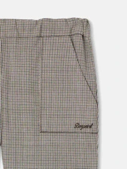 BONPOINT Pantalon Thursday Carreaux Marron -Bébé Vêtements Boutique W03ZPAW00007 369 W03ZPAW00007 369 3
